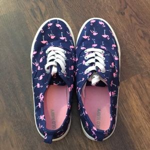 Old Navy girls’ flamingo sneakers